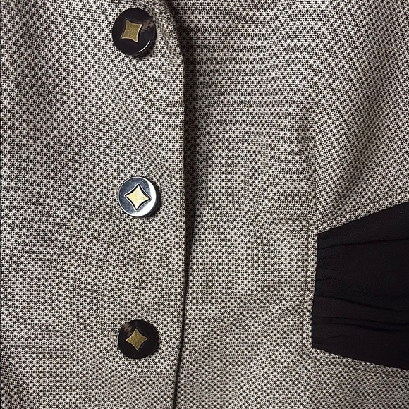 Tahari ASL Women's Blazer - Black and Cream - Picture 4 of 8